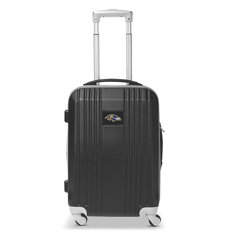 MOJO Black Baltimore Ravens 21" Hardcase Two-Tone Spinner Carry-On