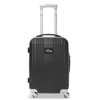 MOJO Black Baltimore Ravens 21" Hardcase Two-Tone Spinner Carry-On