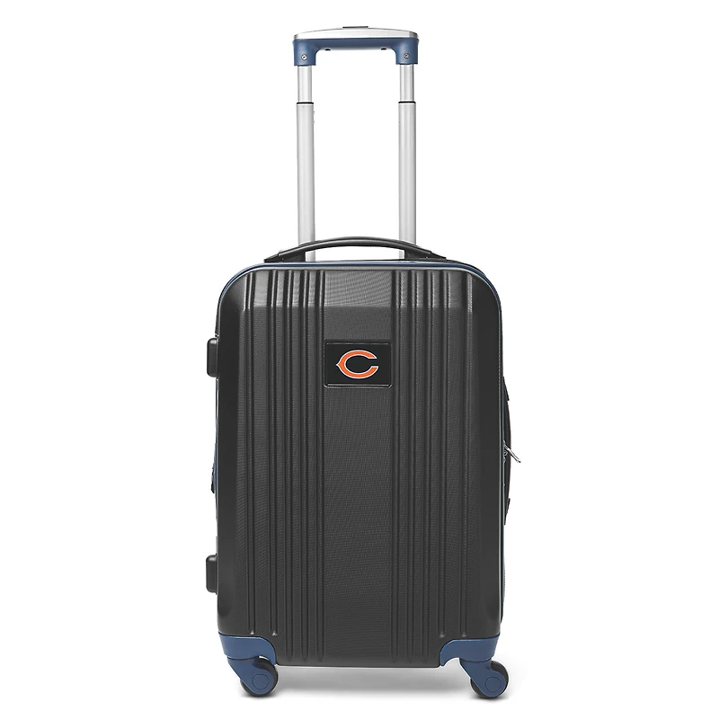 MOJO Black Chicago Bears 21" Hardcase Two-Tone Spinner Carry-On