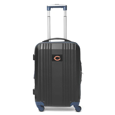 MOJO Black Chicago Bears 21" Hardcase Two-Tone Spinner Carry-On