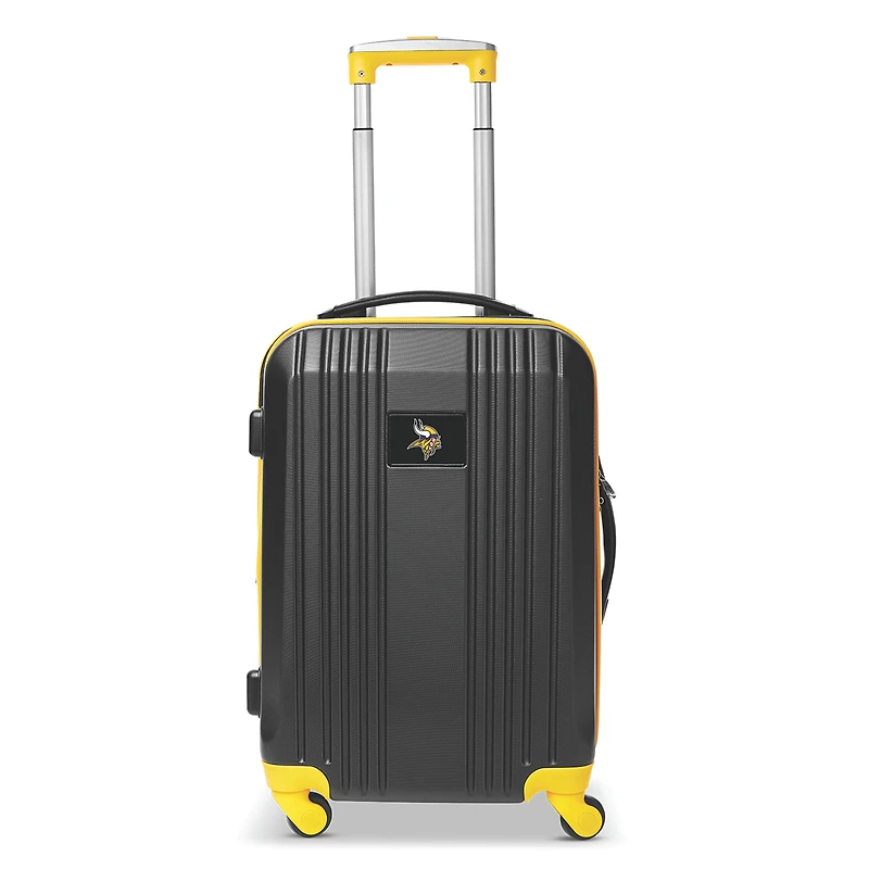 MOJO Black Minnesota Vikings 21" Hardcase Two-Tone Spinner Carry-On