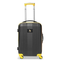 MOJO Black Minnesota Vikings 21" Hardcase Two-Tone Spinner Carry-On