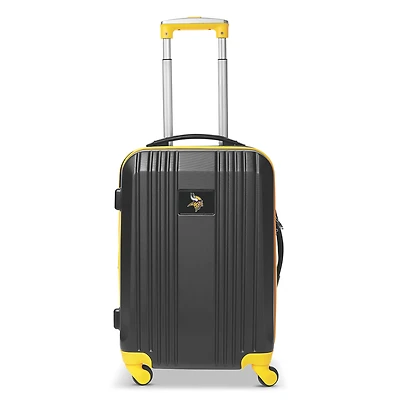 MOJO Black Minnesota Vikings 21" Hardcase Two-Tone Spinner Carry-On