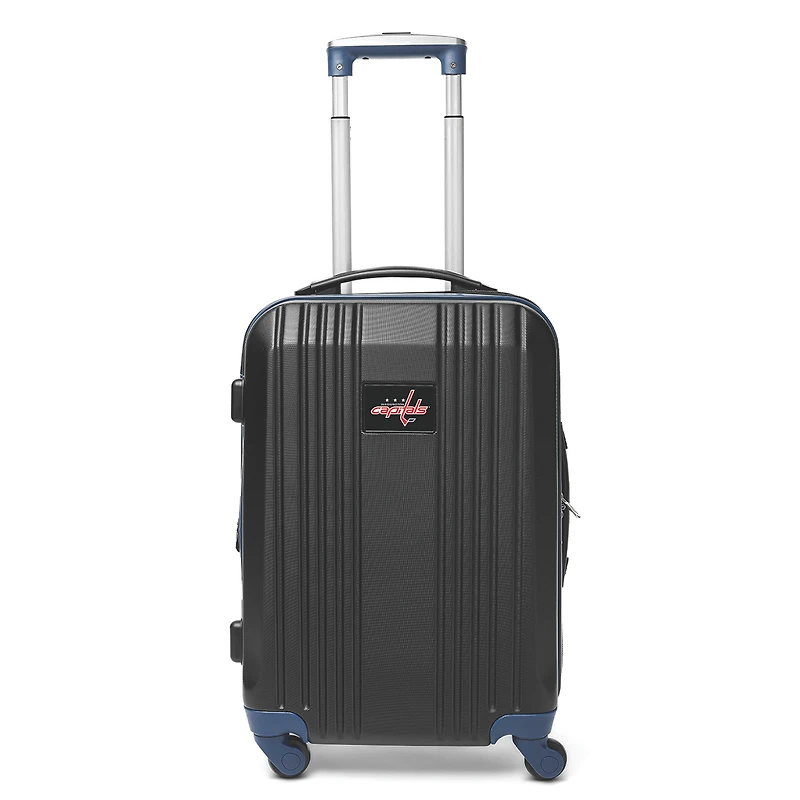 MOJO Navy Washington Capitals 21" Hardcase Two-Tone Spinner Carry-On