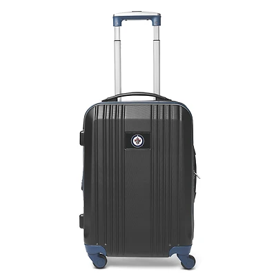 MOJO Navy Winnipeg Jets 21" Hardcase Two-Tone Spinner Carry-On