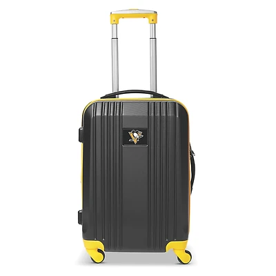 MOJO Yellow Pittsburgh Penguins 21" Hardcase Two-Tone Spinner Carry-On