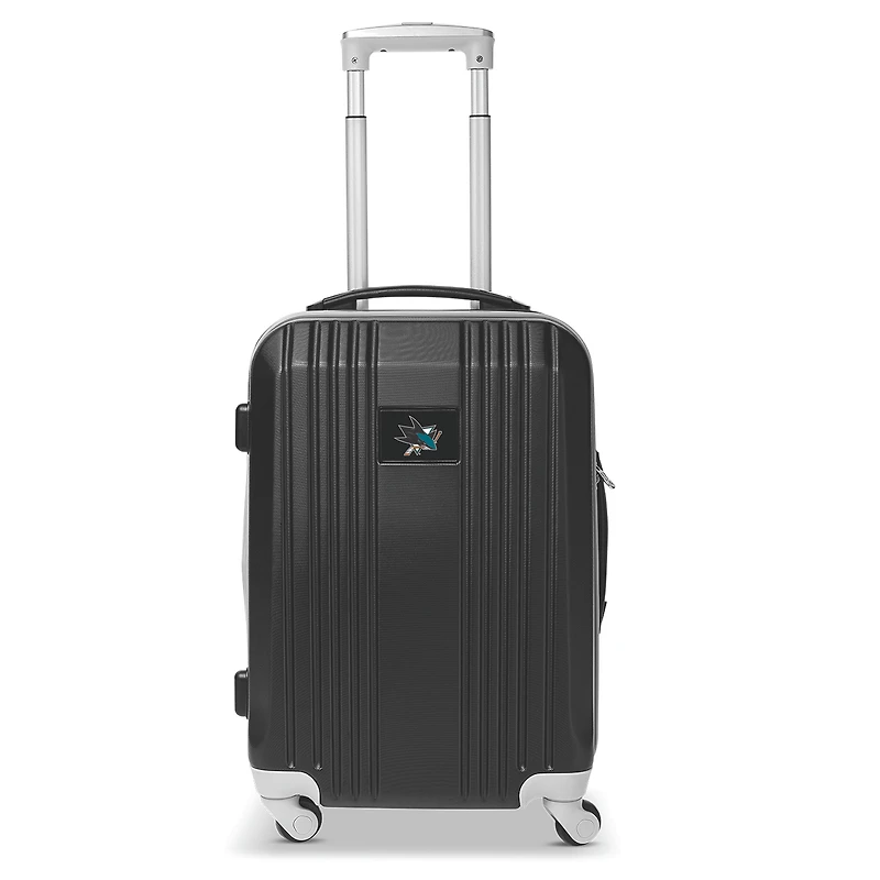 MOJO Gray San Jose Sharks 21" Hardcase Two-Tone Spinner Carry-On