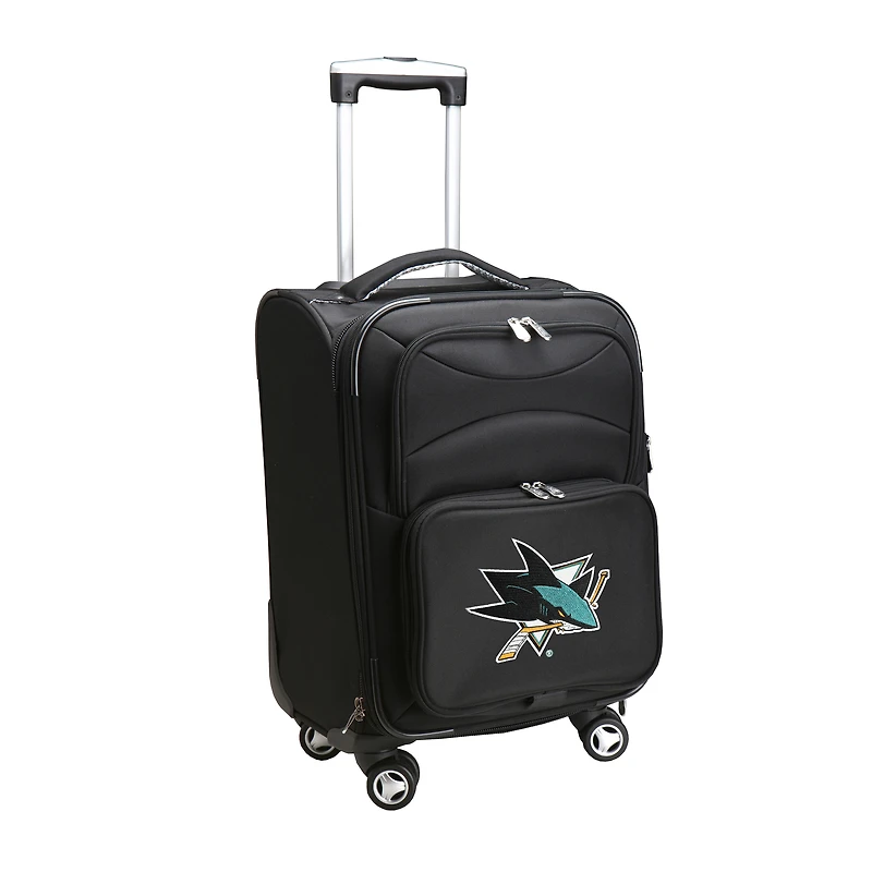 MOJO Black San Jose Sharks 21" Softside Spinner Carry-On