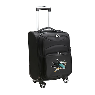 MOJO Black San Jose Sharks 21" Softside Spinner Carry-On
