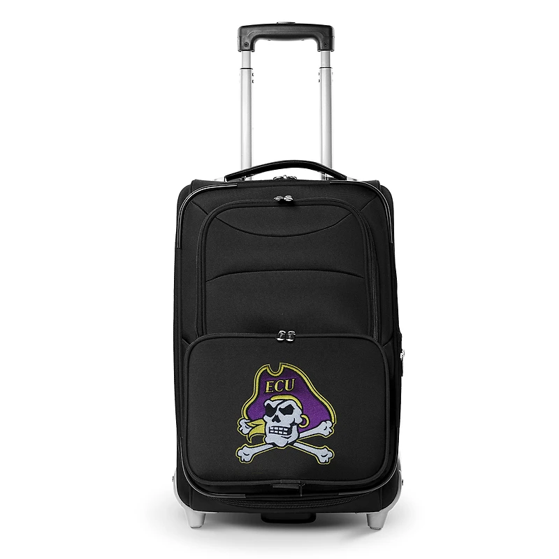 MOJO Black ECU Pirates 21" Softside Rolling Carry-On Suitcase