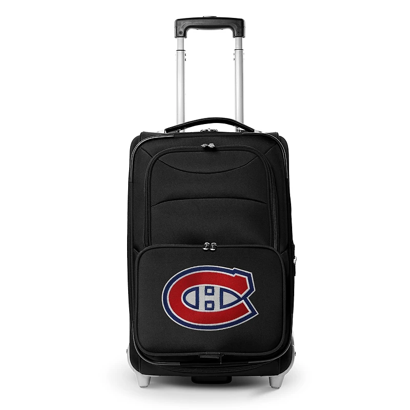 MOJO Black Montreal Canadiens 21" Softside Rolling Carry-On Suitcase