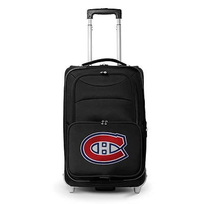 MOJO Black Montreal Canadiens 21" Softside Rolling Carry-On Suitcase