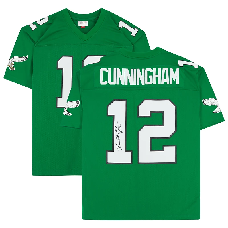 Randall Cunningham Philadelphia Eagles Autographed Green Mitchell & Ness Replica Jersey