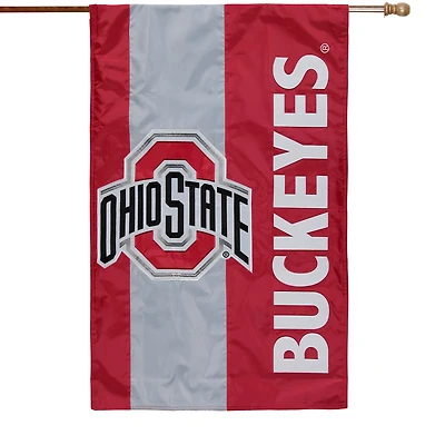 Ohio State Buckeyes 28" x 44" Double-Sided Embellish House Flag