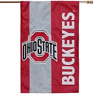 Ohio State Buckeyes 28" x 44" Double-Sided Embellish House Flag