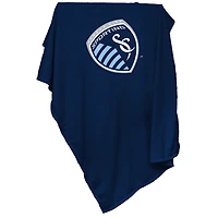 Navy Sporting Kansas City 54" x 84" Sweatshirt Blanket
