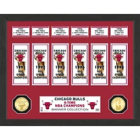 Highland Mint Chicago Bulls 15" x 12" Banner Bronze Coin Photo Mint