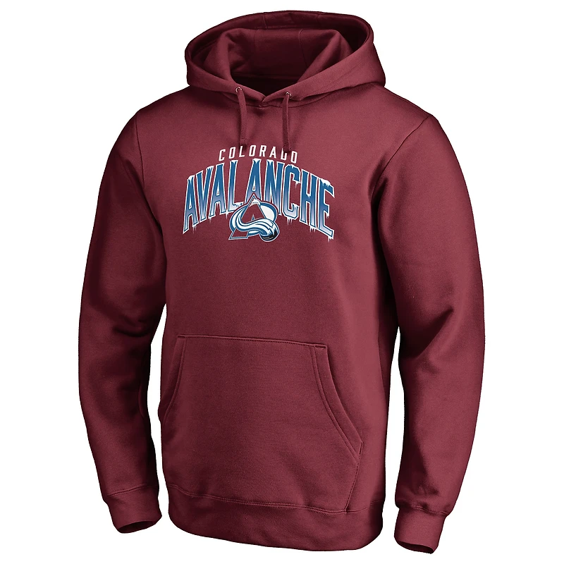 Men's Burgundy Colorado Avalanche Hometown Collection Pullover Hoodie