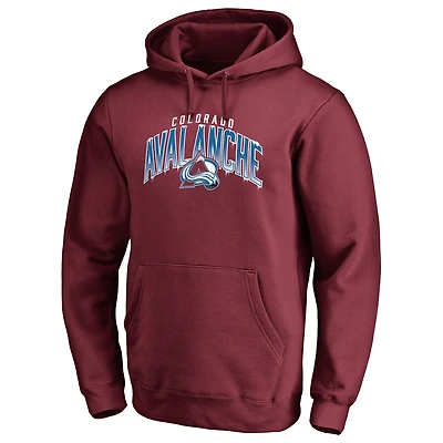 Men's Burgundy Colorado Avalanche Hometown Collection Pullover Hoodie