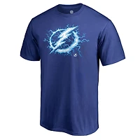 Men's Blue Tampa Bay Lightning Logo Hometown Collection Local T-Shirt