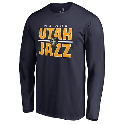 Men's Navy Utah Jazz We Are Jazz Hometown Collection Long Sleeve T-Shirt