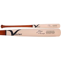 George Springer Houston Astros 2017 MLB World Series Champions Autographed Victus Game Model Bat with 2017 WS MVP Inscription