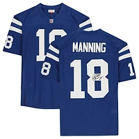 Peyton Manning Indianapolis Colts Autographed Mitchell & Ness Blue Authentic Jersey