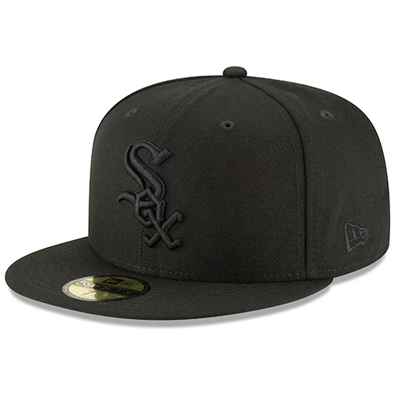 Men's New Era Black Chicago White Sox Primary Logo Basic 59FIFTY Fitted Hat