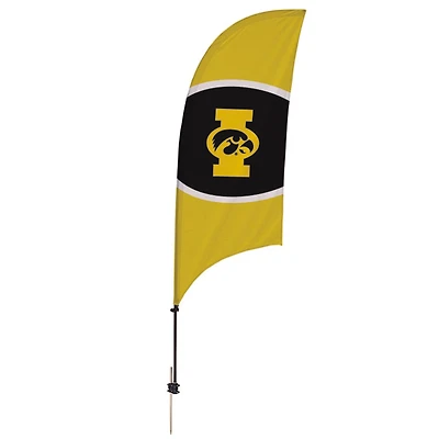 Iowa Hawkeyes 7.5' Razor Feather Stake Flag
