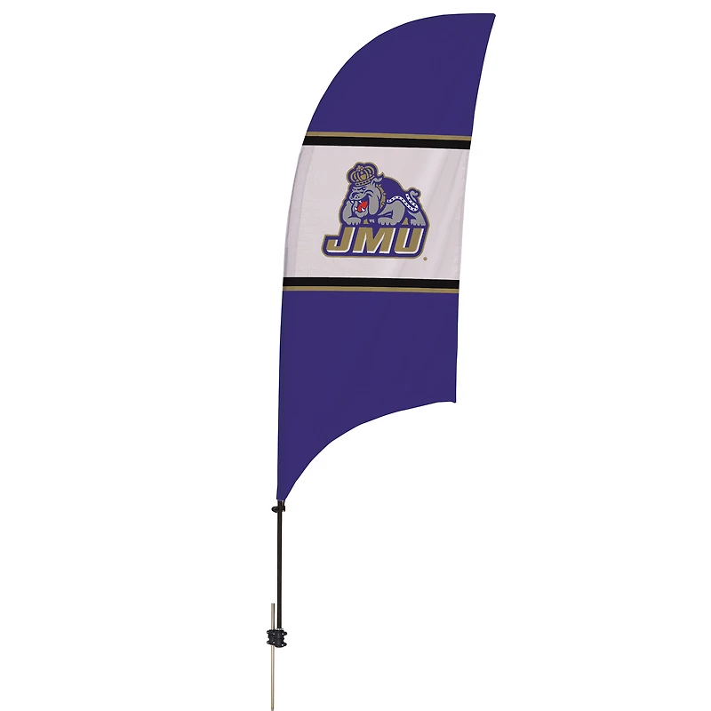 James Madison Dukes 7.5' Razor Feather Stake Flag