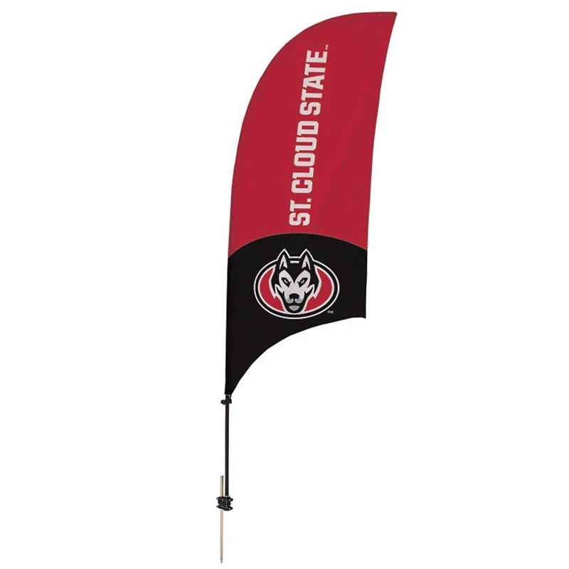 St. Cloud State Huskies 7.5' Two-Tone Razor Feather Stake Flag