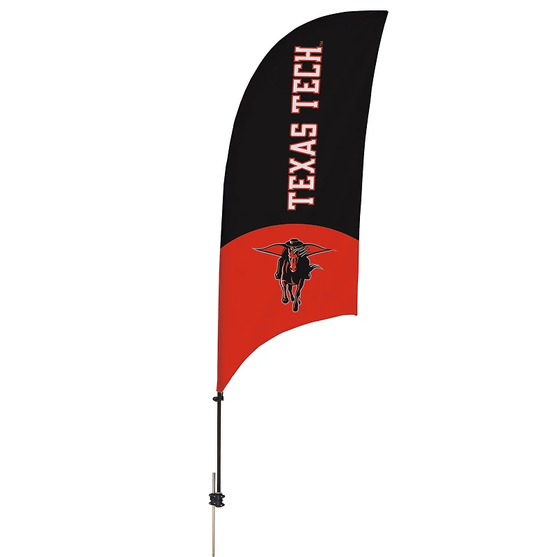 Texas Tech Red Raiders 7.5' Two-Tone Razor Feather Stake Flag