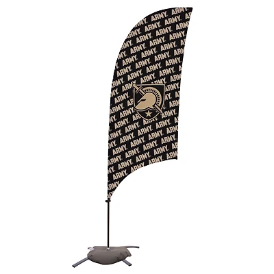 Army Black Knights 7.5' Wordmark Razor Feather Stake Flag with Base