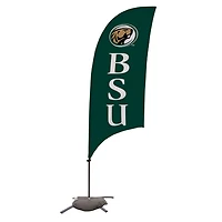 Bemidji State Beavers 7.5' Razor Feather Stake Flag with Base