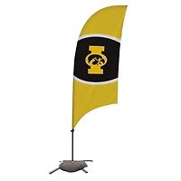 Iowa Hawkeyes 7.5' Razor Feather Stake Flag with Base