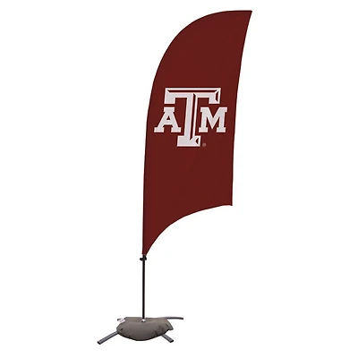 Texas A&M Aggies 7.5' Razor Feather Stake Flag with Base