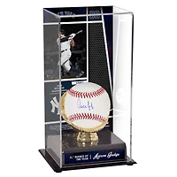 Aaron Judge New York Yankees Autographed Baseball and 2017 Rookie of the Year Sublimated Display Case with Image