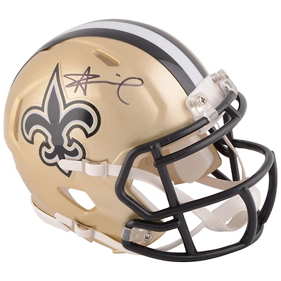 Alvin Kamara New Orleans Saints Autographed Riddell Speed Mini Helmet