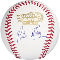 Pedro Martinez Boston Red Sox Autographed 2004 World Series Logo Baseball