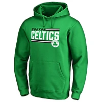 Men's Kelly Green Boston Celtics Onside Stripe Pullover Hoodie