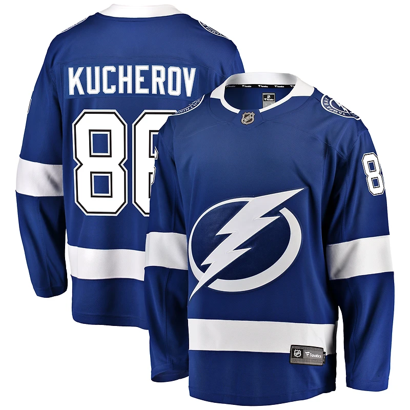 Men's Fanatics Nikita Kucherov Blue Tampa Bay Lightning  Breakaway Jersey