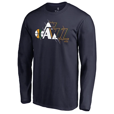 Men's Navy Utah Jazz X-Ray Long Sleeve T-Shirt