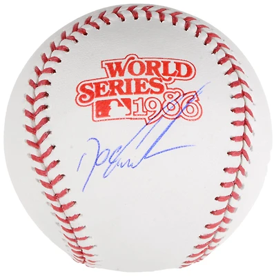 Dwight Gooden New York Mets Autographed 1986 World Series Logo Baseball