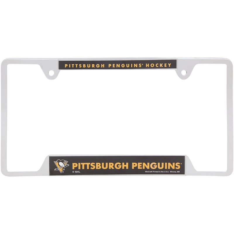 WinCraft Pittsburgh Penguins Team Metal License Plate Frame