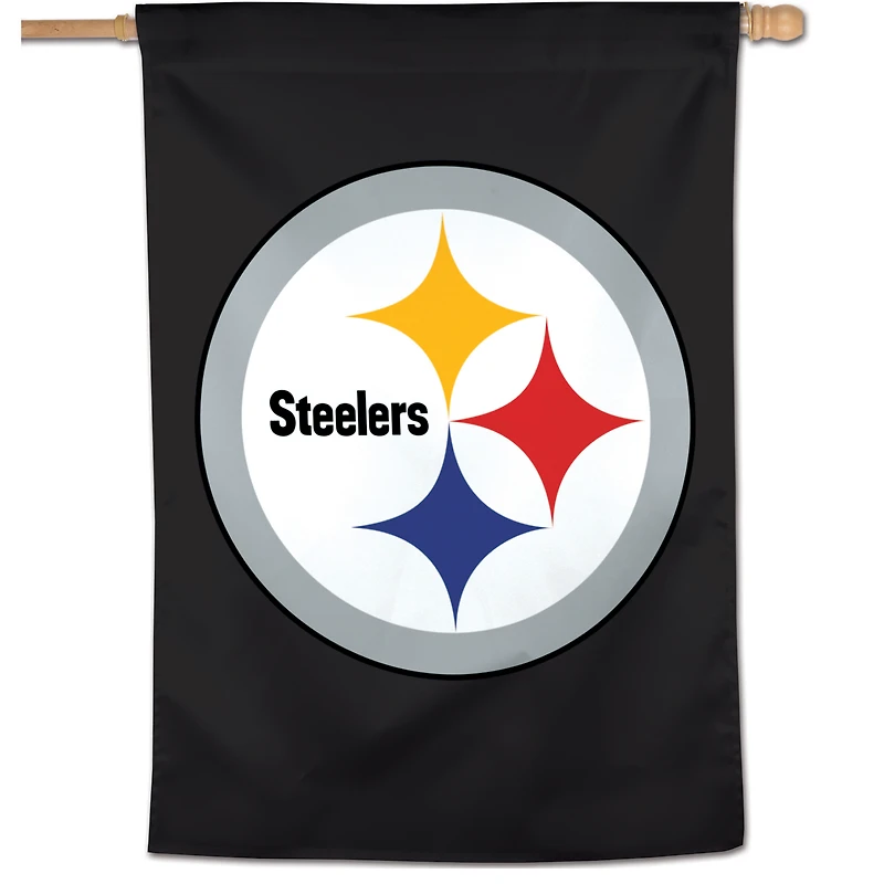WinCraft Pittsburgh Steelers 28" x 40" Large Logo Single-Sided Vertical Banner
