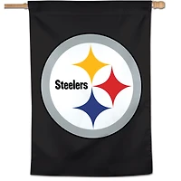 WinCraft Pittsburgh Steelers 28" x 40" Large Logo Single-Sided Vertical Banner