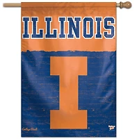 WinCraft Illinois Fighting Illini 28" x 40" College Vault Single-Sided Vertical Banner
