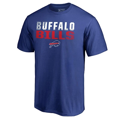 Men's Royal Buffalo Bills Iconic Collection Fade Out T-Shirt