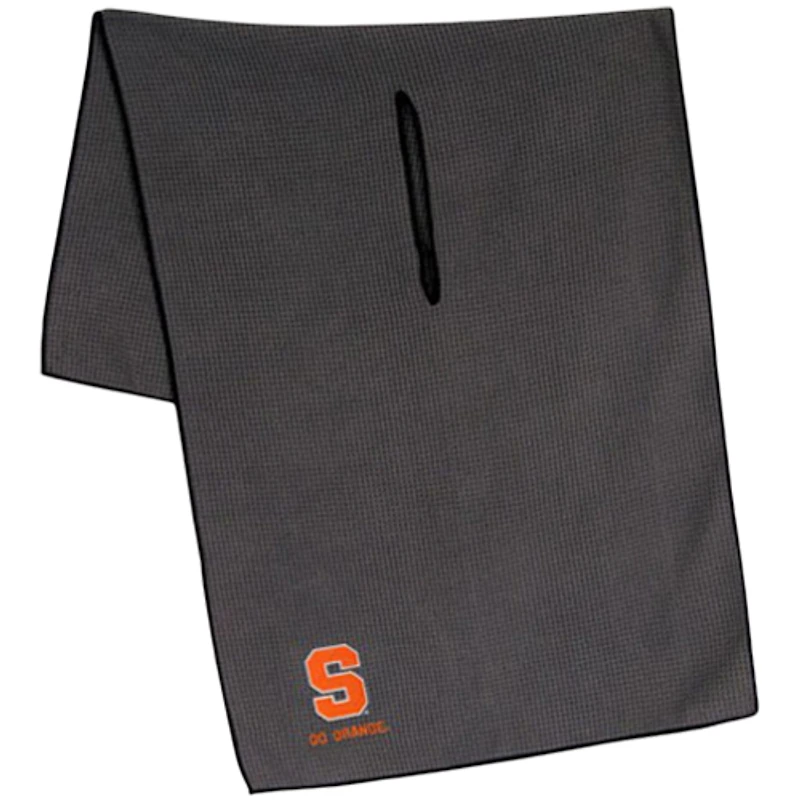 Syracuse Orange 19" x 41" Gray Microfiber Towel