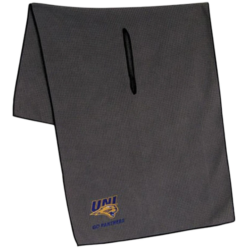 Northern Iowa Panthers 19" x 41" Gray Microfiber Towel